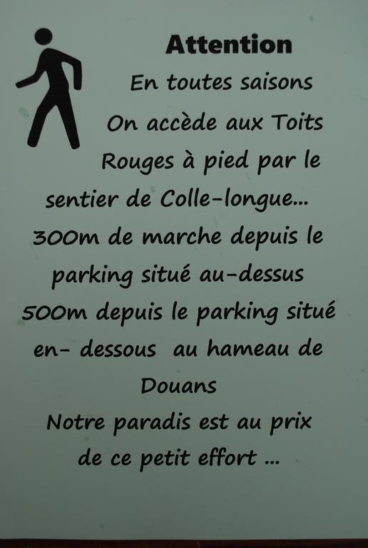 Les Toits Rouges - Le Luxe De La Simplicite Au Bout Du Sentier Bed & Breakfast Saint-Etienne-de-Tinee Phòng bức ảnh